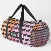 Sac De Sport Chevaux noirs cabrés (Coin droit)
