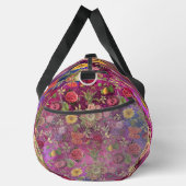 Sac De Sport Chic rose violet fleurs monogramme (Droite)