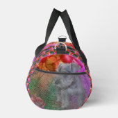 Sac De Sport Chien Rose de chiot Schnauzer Personnalisé (Droite)