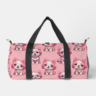 Sac De Sport Chien rose Motif design - Rose