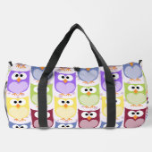 Sac De Sport Chouettes mignonnes, Chouette Motif, Chouettes pou (Verso)