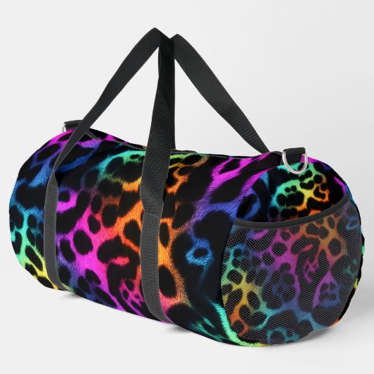 Sac De Sport Chromatic Fur Leopard Print  (Coin droit)
