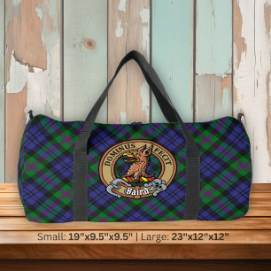 Sac De Sport Cimier du clan Baird sur tartan