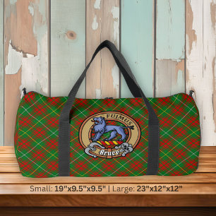 Sac De Sport Cimier du clan Bruce sur tartan de chasse