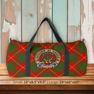 Sac De Sport Cimier du clan Cameron sur tartan