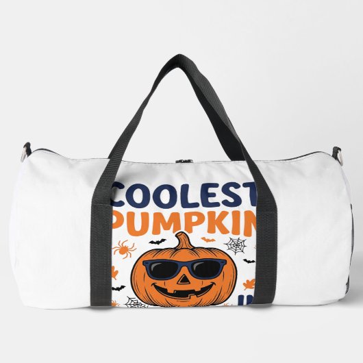 Sac De Sport Citrouille la plus cool du patch Halloween Shirt_1 (Recto)