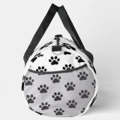 Sac De Sport Classic Black Paw Print White  (Droite)