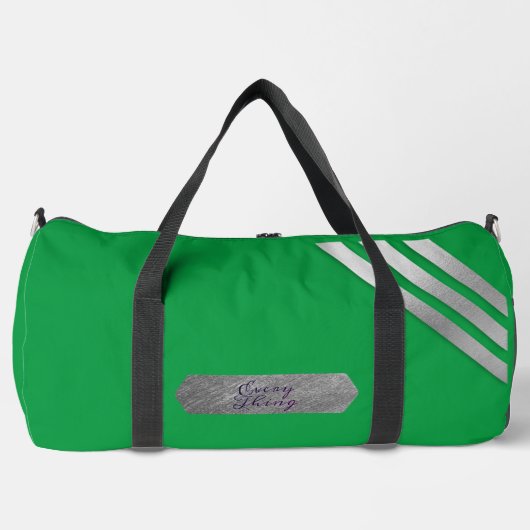 Sac De Sport Classique vert (Recto)
