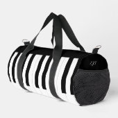 Sac De Sport Clavier musical de piano noir blanc (Coin droit)