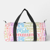 Sac De Sport Cloud de mot communautaire LGBTQ+ SlipperyJoe (Recto)
