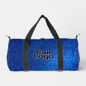 Sac De Sport Cobalt Marine Parties scintillant bleue Luxe Logo (Recto)