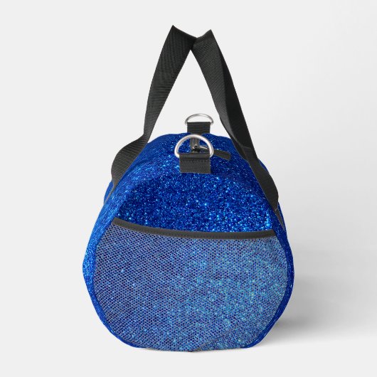 Sac De Sport Cobalt Marine Parties scintillant bleue Luxe Logo (Droite)
