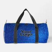 Sac De Sport Cobalt Marine Parties scintillant bleue Luxe Logo (Verso)