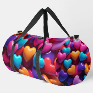 Sac De Sport Cœurs de bonbons colorés aléatoires