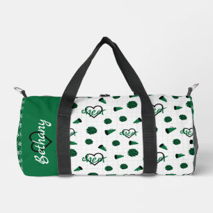 Sac De Sport Coeurs verts, Pom Poms, Motif mégaphone