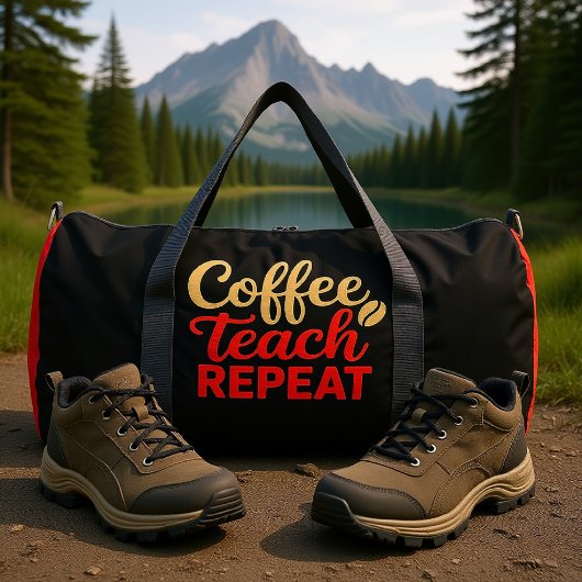 Sac De Sport Coffee Teach Repeat Teacher 