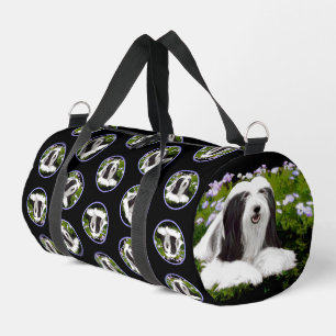 Sac De Sport Collie hardie Black Peinture Cute Dog Art