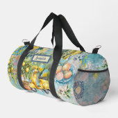 Sac De Sport Collier d'agrumes sicilien bleu chic (Coin droit)