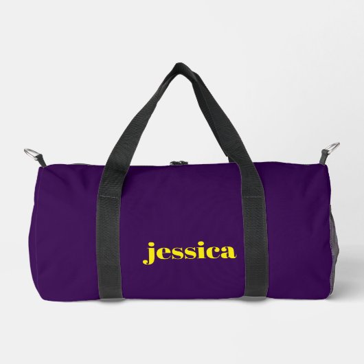 Sac De Sport Color block minimalist custom name  (Recto)