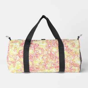 Sac De Sport Coloré Bright Retro Mod Boho Hippie Marbre funky