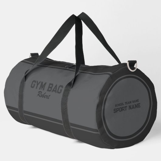 Sac De Sport Conception basée sur la typographie de deux nuance (Coin gauche)