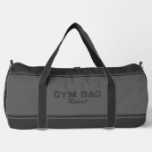 Sac De Sport Conception basée sur la typographie de deux nuance (Recto)