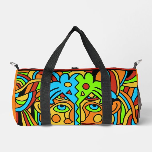 Sac De Sport Conception colorée Abstraite (Recto)