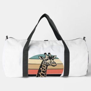 Sac De Sport Conception de chemise vectorielle Safari Coucher d
