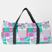 Sac De Sport Conception de fleurs vibrantes en fleurs (Recto)
