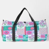 Sac De Sport Conception de fleurs vibrantes en fleurs (Verso)
