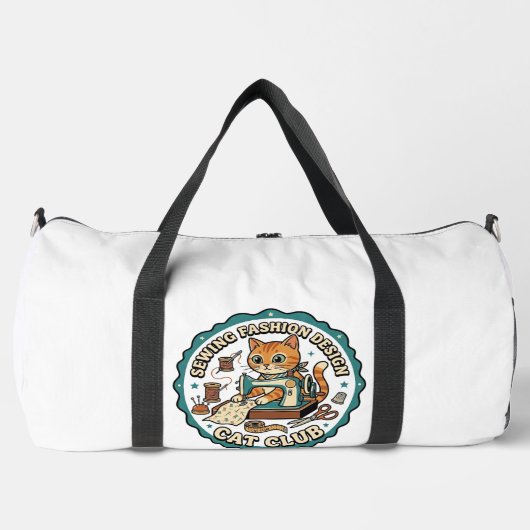 Sac De Sport Conception de mode de couture Chat Cadeau pour ama (Recto)