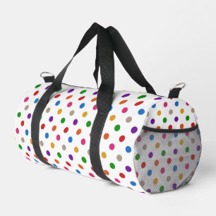 Sac De Sport Conception de points colorés arc-en-ciel de couleu