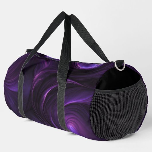Sac De Sport Conception de torsion violette foncée (Coin droit)