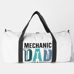 Sac De Sport Conception de typographie d'outil vintage Papa méc