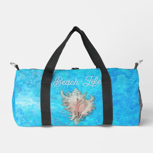 Sac De Sport Conch Shell "Beach Life" (Recto)
