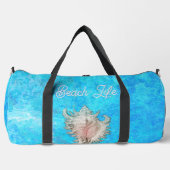 Sac De Sport Conch Shell "Beach Life" (Recto)