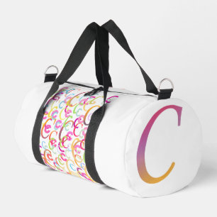 Sac De Sport Confettis en forme de lettre "C"
