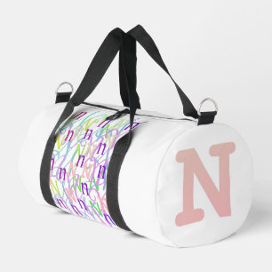 Sac De Sport Confettis en forme de lettre "N"