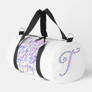 Sac De Sport Confettis en forme de lettre "T"