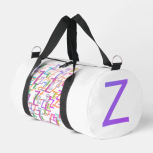 Sac De Sport Confettis en forme de lettre "Z"