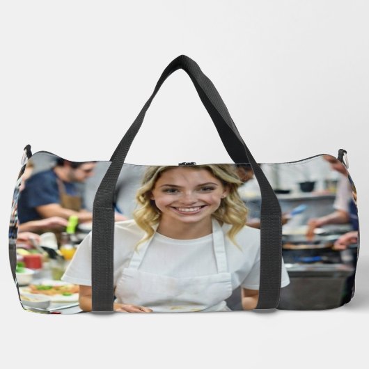 Sac De Sport Cooking Bacon Photo Customize (Recto)