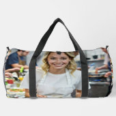 Sac De Sport Cooking Bacon Photo Customize (Verso)