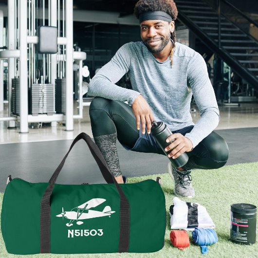 Sac De Sport Cool Piper Cub Avion, Aviation Custom Gym Voyage