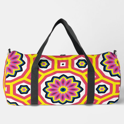 Sac De Sport Cool Retro Flower Power (Recto)