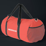 Sac De Sport Corail vivant couleur solide<br><div class="desc">Corail vivant couleur solide. Couleur moderne.</div>