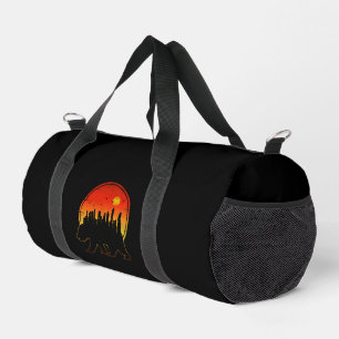 Sac De Sport Coucher de soleil ours ville