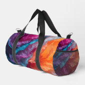 Sac De Sport Couches de papier de soie abstrait lumineux (Coin droit)