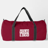 Sac De Sport couleur bordeaux - ajouter un logo (Recto)