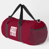 Sac De Sport couleur bordeaux - ajouter un logo (Coin droit)