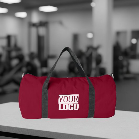 Sac De Sport couleur bordeaux - ajouter un logo